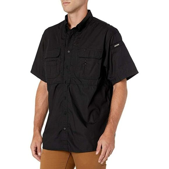 Blackhawk Black Button Down Shirt (L) - Picture 1 of 3